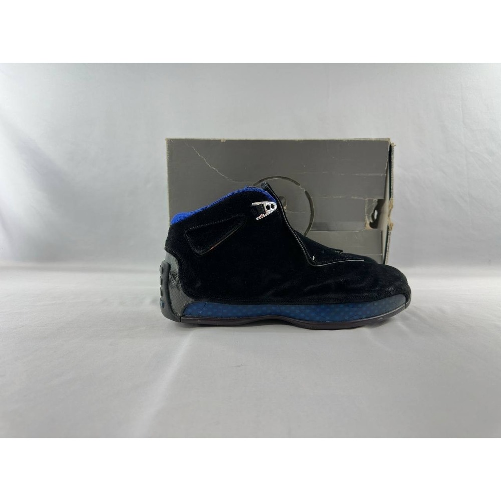 Nike Air Jordan 18 OG 'Black Sport Royal' 2003 305869-041 Men's Size 9.5